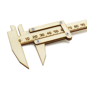 Kit de modèle de calibre à vernier en bois pour l'éducation scientifique, jouet STEM à monter soi-même pour enfants de 7 à 9 ans - Product Image 1