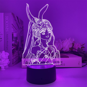 Veilleuse créative de dessin animé <span class=keywords><strong>Douluo</strong></span> Continent, cadeau d'anniversaire, figurine Tang San Xiao Wu, modèle 3D en acrylique, télécommande tactile - Product Image 5