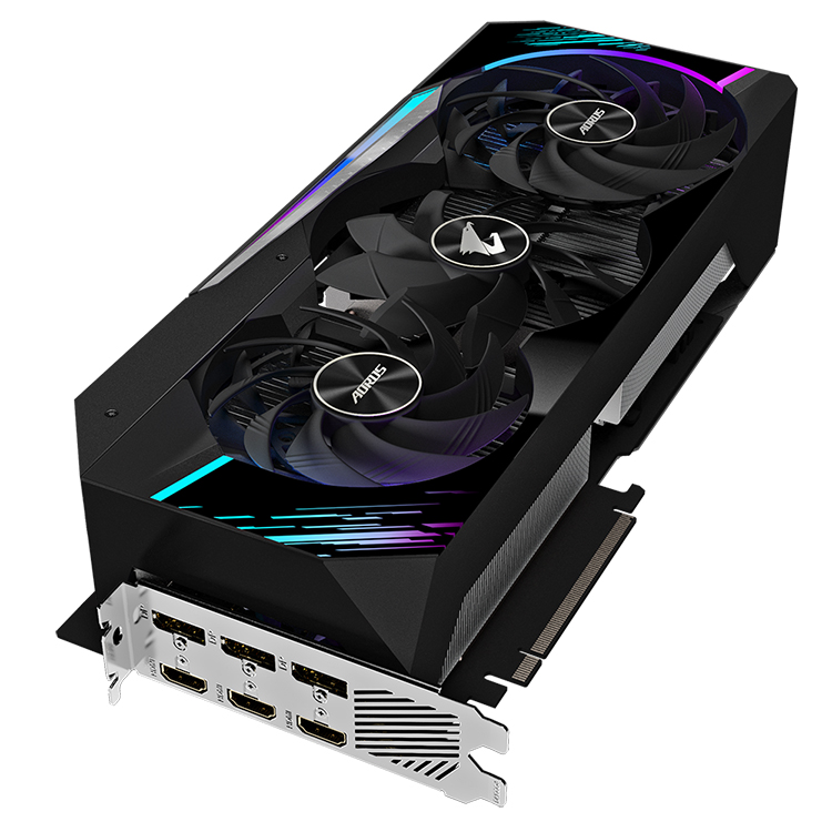 GIGABYTE AORUS RTX 3080TI MASTER 12G LHR中古ゲーミンググラフィック