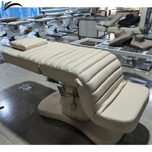 Kisen Hot Sales Facial <b>Bed</b> Beauty Salon Spa <b>Lash</b> Furniture <b>Table</b> Salon Electric Lifting 3 Motors Chair - Product Image 3