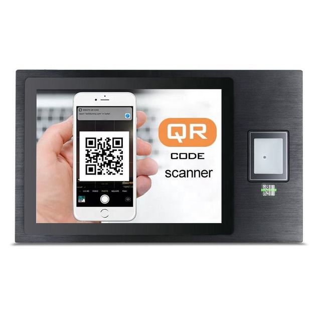 17 Inch QR Code Scanner Industrial All in One Touchscreen Panel Pc