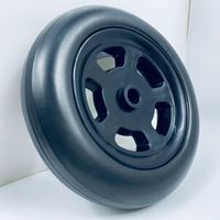 Roue en mousse EVA de 5,5 pouces avec rayons en plastique pour chariot et poussette