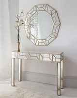 Français palais baroque délicat miroir console