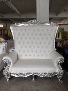 Silla de espera de ocio con respaldo alto de cuero terciopelo asiento de <span class=keywords><strong>amor</strong></span> de lujo moderno para 2 personas - Product Image 5