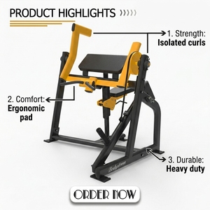 Máquina Comercial de Gimnasio para Curl de Bíceps Sentado y Press de Tríceps, <span class=keywords><strong>Banco</strong></span> Inclinable Ajustable para Entrenamiento de Culturismo - Product Image 1