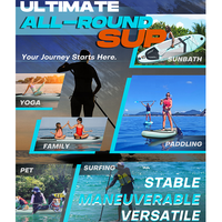 Planche à pagaie gonflable pour la pêche, le surf et le stand-up paddle à vendre