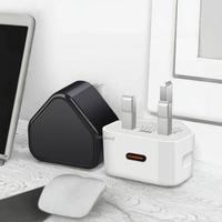 Chargeur rapide USB-C 20W PD QC3.0 avec OVP/OCP/OTP pour 16/15/14 Pro Max et ordinateur portable (prise US/EU/UK) Électrique