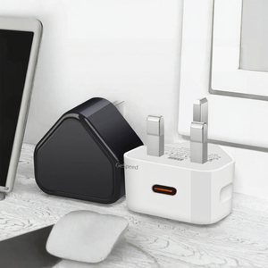 อะแดปเตอร์ชาร์จเร็ว 20W PD QC3.0 USB-C พร้อมระบบป้องกันไฟเกิน/กระแสเกิน สำหรับ 16/15/14 Pro Max และแล็ปท็อป (ปลั๊ก US/EU/UK) - Product Image 3