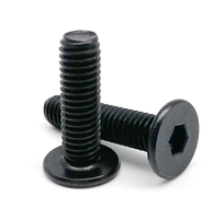 Vis à tête hexagonale ultra-mince en acier inoxydable noir M2 M2.5 M3 M4 M5 M6, vis à tête plate ultra-mince à six pans creux