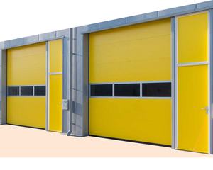 Portes sectionnelles pliantes commerciales économiques, porte de <span class=keywords><strong>garage</strong></span> coulissante automatique à ouverture verticale, porte à volets en acier isolé - Product Image 1