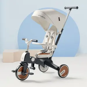 Neues Modell Kid Baby Dreirad 4 in 1 Kinderwagen Fahrrad Kinder Trike Kinder Dreirad Baby Dreirad