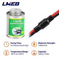 Ruban isolant liquide en caoutchouc silicone LMEB, adhésif imperméable, étanchéité électrique, réparation de circuits, ignifuge haute performance