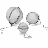 YOPUJIU Infuseur à thé en acier inoxydable réutilisable, boule à thé en maille extra fine, filtre diffuseur pour le brassage