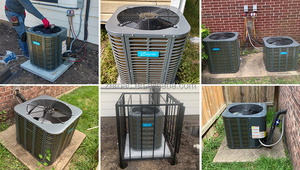 Climatiseur commercial léger ZERO R454B 14/18 SEER avec moteur, pour chauffage et refroidissement par conduits, certifié AHRI, faible niveau sonore 40-55 dB - Product Image 6