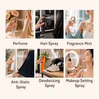 Flacon pulvérisateur vide de luxe personnalisé en plastique PET 200 ml pour cosmétiques, soins de la peau, brumes, toners et parfums, marque FUTEN Screen
