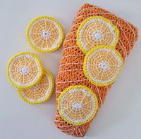Groothandel Goedkope En Hoge Kwaliteit Gehaakt Fruit Schattig Speelgoed Hand Gehaakt Aardbei Oranje En Citroen Fruit Fotografie Rekwisieten