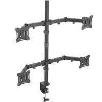 Oem Odm Verstelbare Computer Mount Laptop Met Quad Monitor Standaard 360 Graden Draaibare Muurscherm