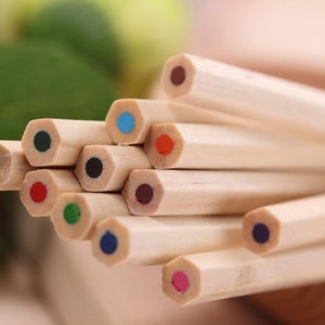 Lápiz de Dibujo de Madera Natural de Forma Hexagonal Multicolor para Artistas y Estudiantes - Product Image 5