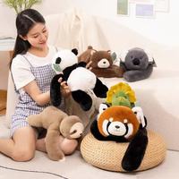 Coussins et peluches apaisantes à bras longs et lestés, modèles Pandas de dessin animé, Pares, Dinosaures, Koalas
