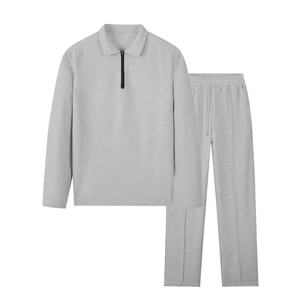 Ensemble survêtement coupe-vent d'hiver pour homme en gros OEM, respirant, 100% nylon, anti-froissement, polo, logo personnalisé, taille plus - Product Image 5