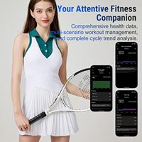 Vente flash - Bague connectée en acier inoxydable, étanche IP68, suivi du sommeil, de l'oxygène sanguin et du rythme cardiaque, contrôle par geste via application