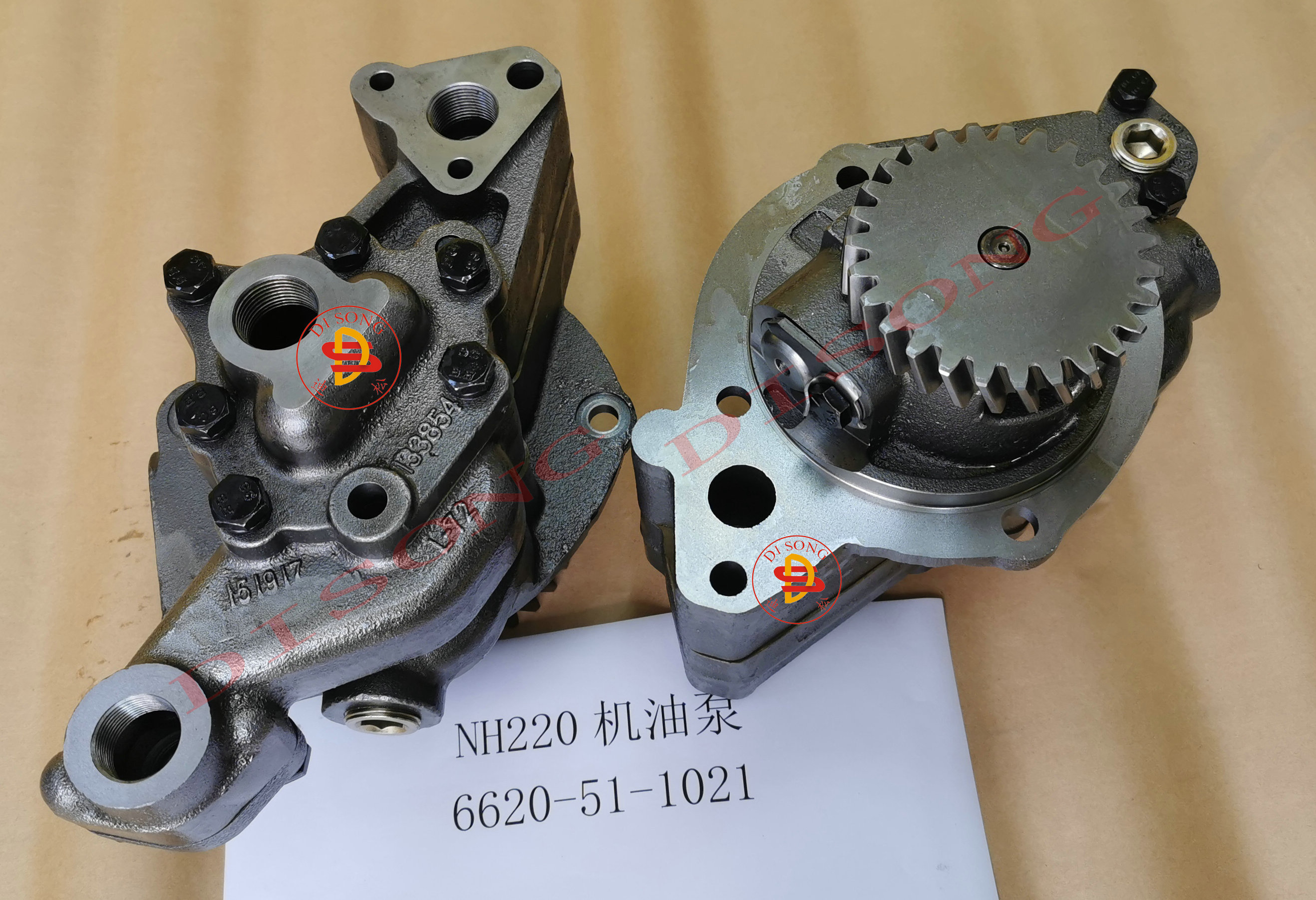 Machinery Engine OIL PUMP 6620-51-1021 for Komatsu Excavators