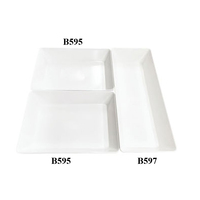 NSF Conteneur de service rectangulaire pour buffet, avec plateau combiné en mélamine