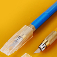 OLFA Jaune AK-5 Précision Art Papier Couteau De Coupe DIY Outil De Sculpture À La Main avec 35 Lames En Acier Au Carbone