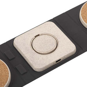 Eco Friendly 3-in-1 Foldable Wireless <b>Charging</b> <b>Station</b> with Magnetic 15W Fast Charge for <b>Phone</b> Watch Earbuds-Wholesale - Product Image 4
