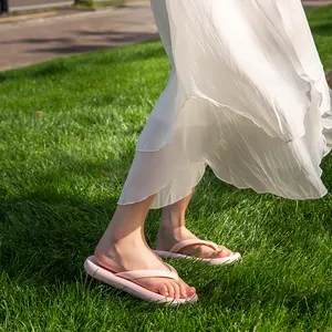2024 nouveau style de mode rose femmes tongs EVA dames sandales d'été