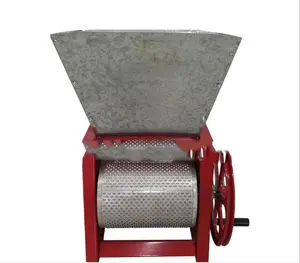 OEM ev yapımı kahve çekirdeği Huller soyma makinesi küçük taşınabilir kakao fasulye soyucu bombardımanı makinesi