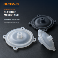 Diaphragme de valve en silicone moulé sur mesure pour le contrôle des fluides des dispositifs médicaux, composants OEM de précision, fourniture basée sur plans