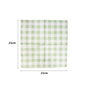 Servilletas Verdes 617146, 25 Piezas, 25 cm, Cuadradas, Desechables, Ecológicas, Impresas en 2 Colores, Decoración para Fiestas y Celebraciones - Product Image 2