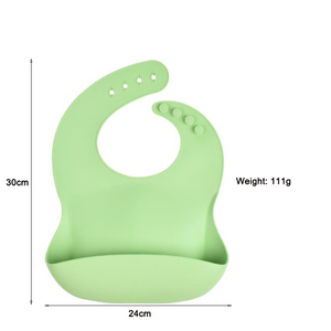 Bavoirs en Silicone Anti-salissure pour bébé, entraînement d'alimentation, bavoirs imperméables pour tout-petits - Product Image 2