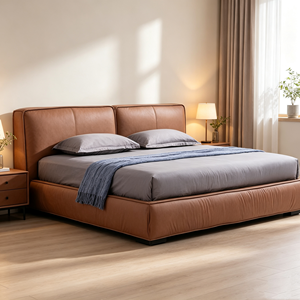 Hotel Bedroom Furniture <b>Complete</b> <b>Set</b> Modern Upholstered <b>Bed</b> Frame OEM ODM Custom For Hotel Renovation Project - Product Image 4