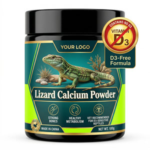 Polvo de Calcio Premium para Reptiles Sin D3 - Polvo Ultrafino Sin Fósforo para Lagartos Diurnos y Geckos - Marca Privada OEM - Product Image 6