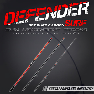 <span class=keywords><strong>Canne</strong></span> à pêche au surf 100-250g 3,9m-4,5m 3 sections en carbone avec poignée composite pour la pêche en <span class=keywords><strong>surfcasting</strong></span> - Product Image 2