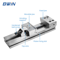 Étau de serrage parallèle BWIN GT150 GT175 GT200 pour machine-outil de fraisage CNC 8 axes, étau modulaire de précision