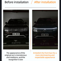 Super Bright Hood Light Drl Led bar 150 180 cm Blanc Couleur Ultra Mince Flexible Led Strip Light Car Start Scan Type