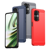 Coque de téléphone en silicone souple en fibre de carbone pour OnePlus N30 & Nord CE3 Lite & Ace 2V avec support antichoc