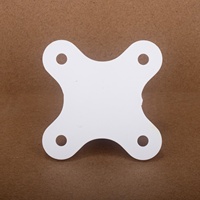 Accessoires de fixation pour pieds de table en PVC SCH40 3D, norme américaine, avec bride et cache-vis en plastique, pour usage transfrontalier