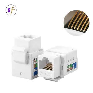 Good Price AMP Type 90 Degree Cat6 UTP Keystone Jack Easy Installation For Wall And Patch Panel