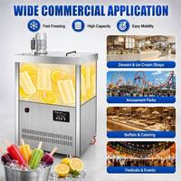 Commerciële ijslollymachine GQ-PM40 van roestvrij staal met LED-display, 1300W