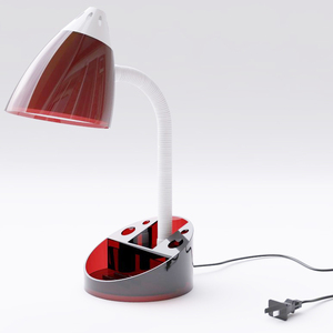 <span class=keywords><strong>Lampe</strong></span> de bureau <span class=keywords><strong>LED</strong></span> rouge haute qualité portable avec <span class=keywords><strong>crayon</strong></span> <span class=keywords><strong>lampe</strong></span> de table de lecture adaptée au bureau d'étude E27 - Product Image 2