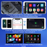 Carlinkit Carbitlink Autoradio Inalámbrico Android Auto 64Gb Portátil G37 Car Ai Box Dongle Adaptador Inalámbrico Carplay para Youtube