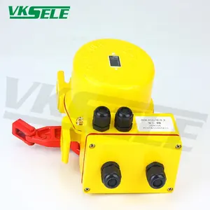 Address Code Pull Rope Manual Switch Emergency Stop Rope Pull Switch 24-380v AC/DC 2NO 2NC