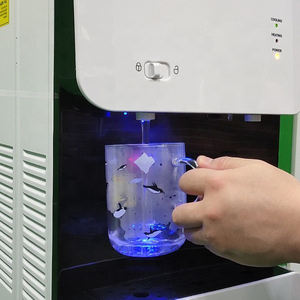 Distributeur d'eau chaude et froide de style coréen, robinets à capteur de froid intelligent, distributeur d'eau debout sans contact avec système à 4 filtres - Product Image 4