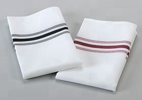 Bistro Polyester 18 "x 22" sọc Khăn ăn cho nhà hàng và nhà bếp ăn uống - Product Image 6