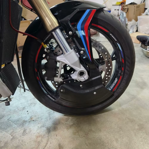Para <span class=keywords><strong>BMW</strong></span> S1000R M1000R S1000RR S1000RR S1000XR Kit de guardabarros delantero de motocicleta <span class=keywords><strong>cubierta</strong></span> protectora de pinza de radiador de disco de freno - Product Image 5