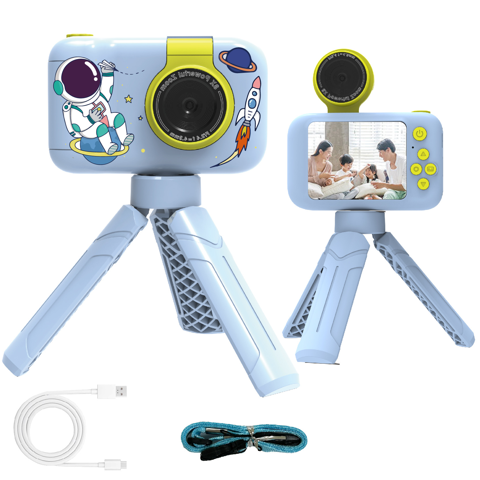 Blue astronaut stand model (no card)
